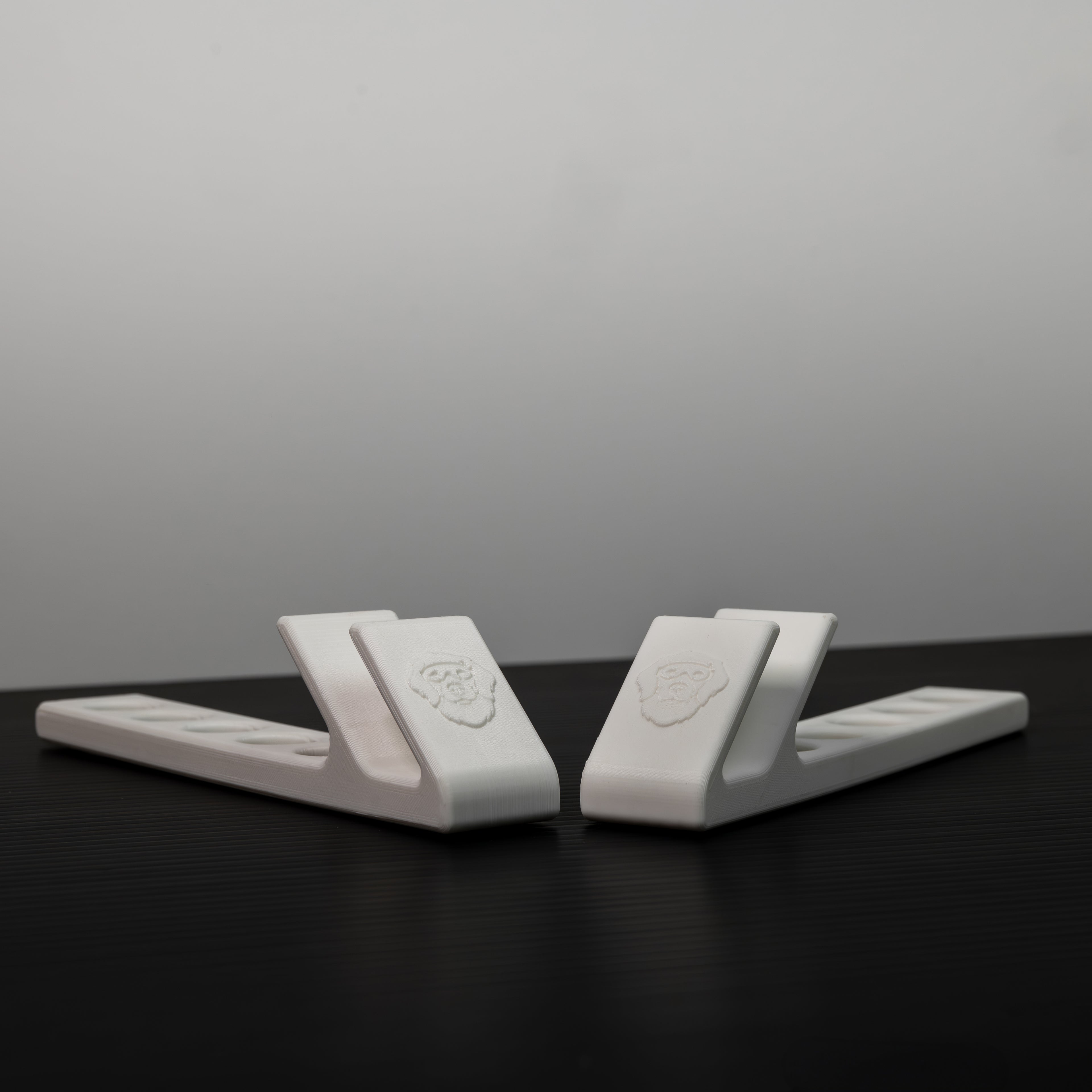 Close-up of 3D printed texture and stand detail