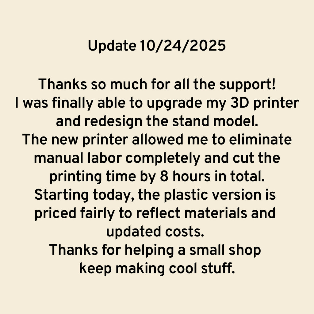 Updated Touch Grass Desk Accessory – Funny Meme Gift | 3D Printed or Wooden Base, Pre-Cut or DIY Uncut Edition